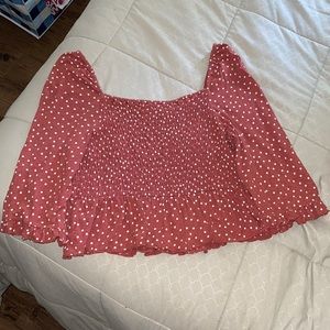 American Eagle puff sleeve top
